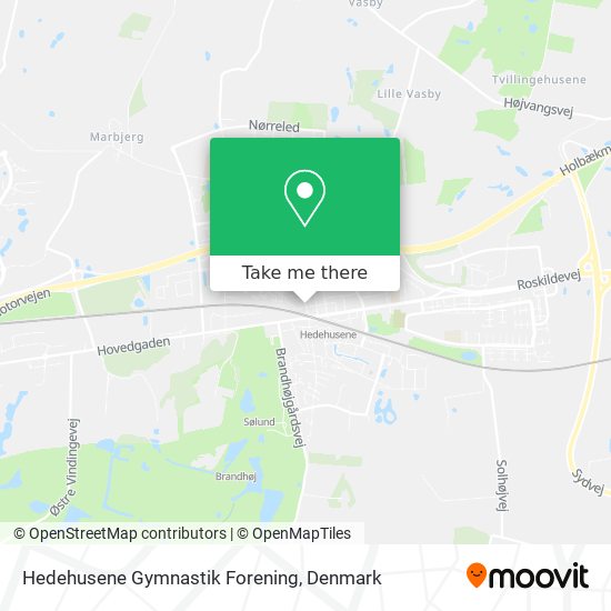 Hedehusene Gymnastik Forening map