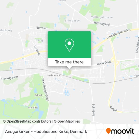 Ansgarkirken - Hedehusene Kirke map