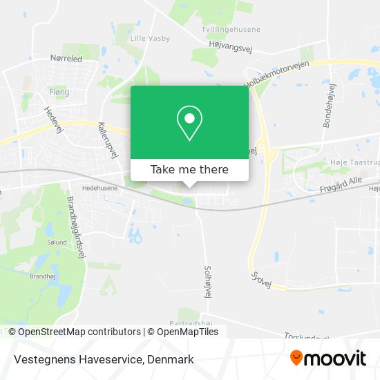 Vestegnens Haveservice map
