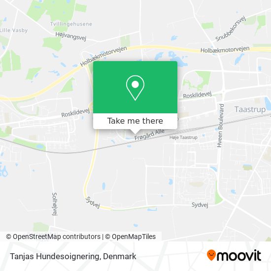 Tanjas Hundesoignering map