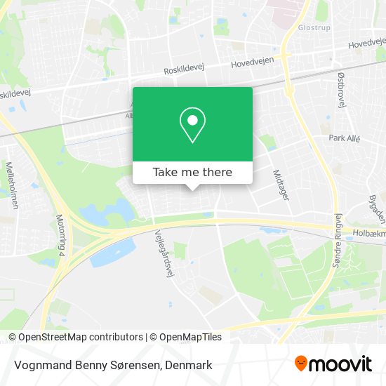 Vognmand Benny Sørensen map