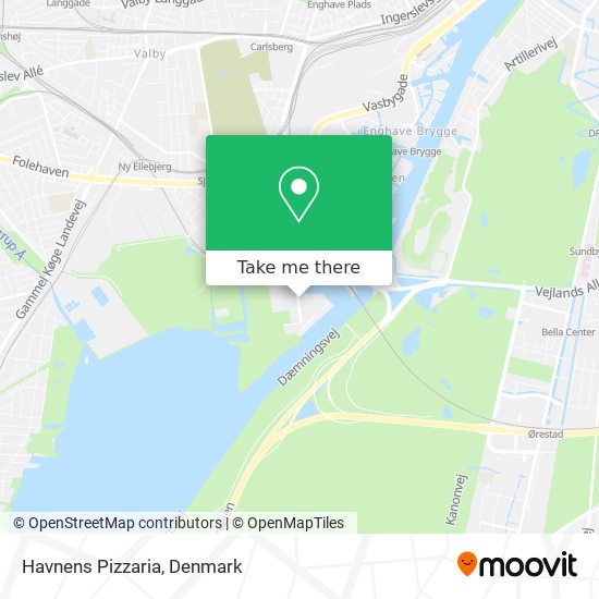 Havnens Pizzaria map