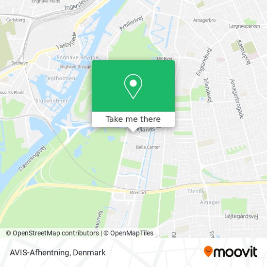 AVIS-Afhentning map