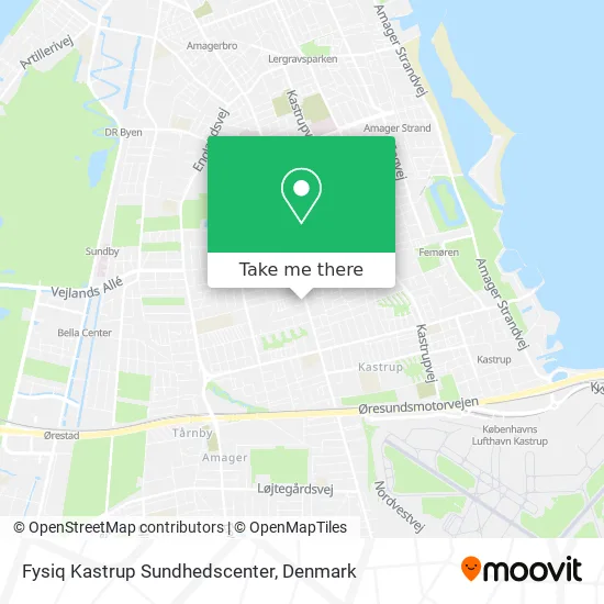 Fysiq Kastrup Sundhedscenter map