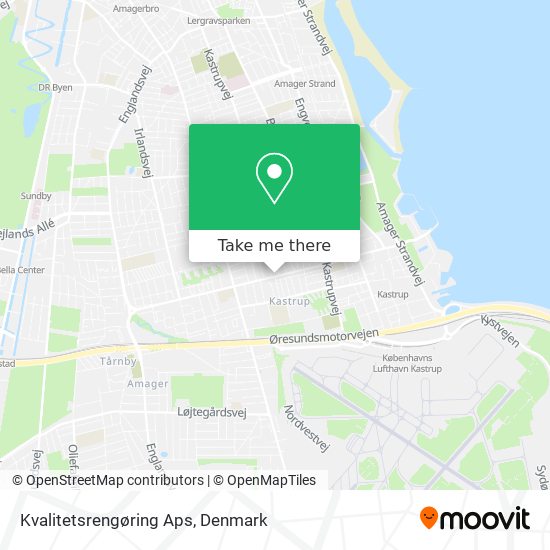 Kvalitetsrengøring Aps map