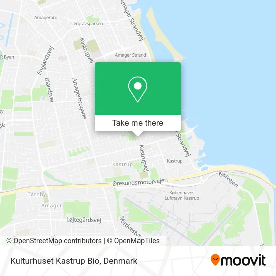 Kulturhuset Kastrup Bio map