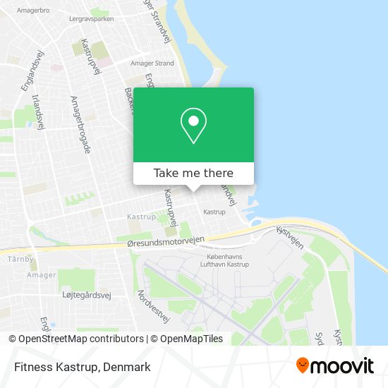 Fitness Kastrup map