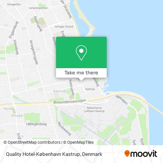 Quality Hotel-København Kastrup map