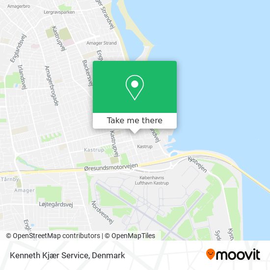 Kenneth Kjær Service map