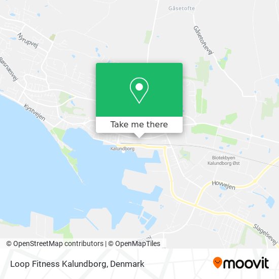 Loop Fitness Kalundborg map