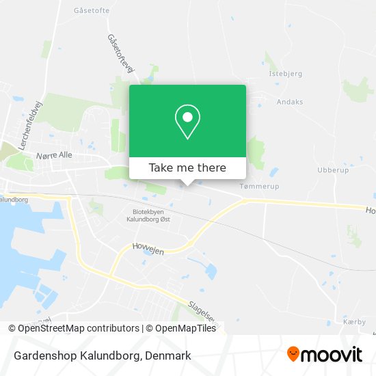 Gardenshop Kalundborg map