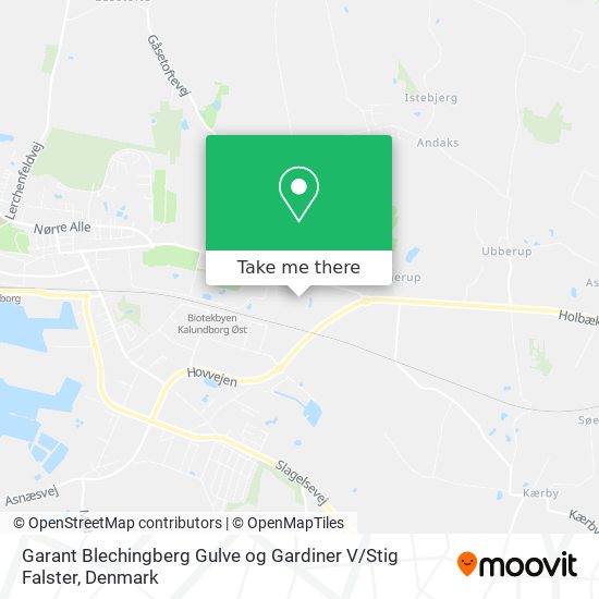 Garant Blechingberg Gulve og Gardiner V / Stig Falster map