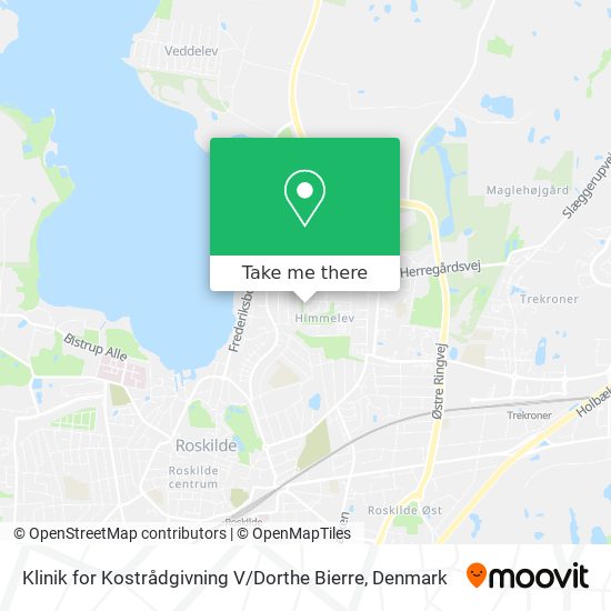 Klinik for Kostrådgivning V / Dorthe Bierre map