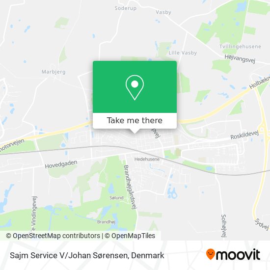 Sajm Service V/Johan Sørensen map