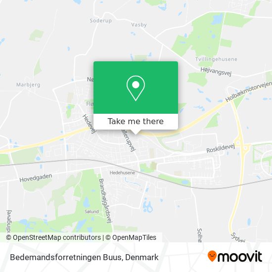 Bedemandsforretningen Buus map