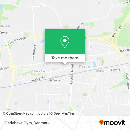 Gadehave-Gym map