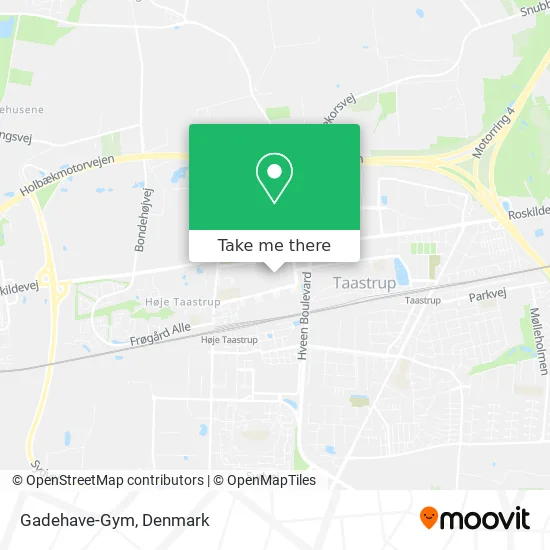 Gadehave-Gym map