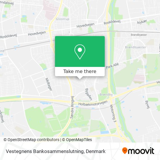 Vestegnens Bankosammenslutning map