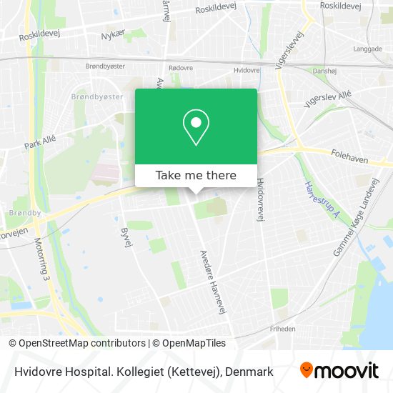 Hvidovre Hospital. Kollegiet (Kettevej) map