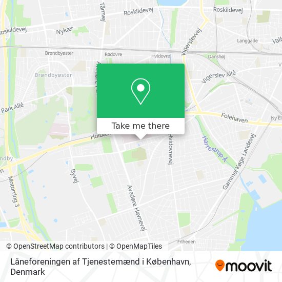 Låneforeningen af Tjenestemænd i København map