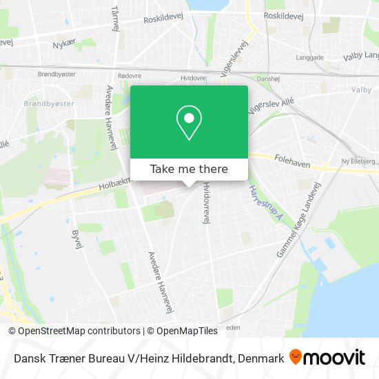 Dansk Træner Bureau V / Heinz Hildebrandt map