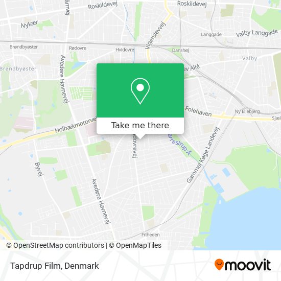 Tapdrup Film map