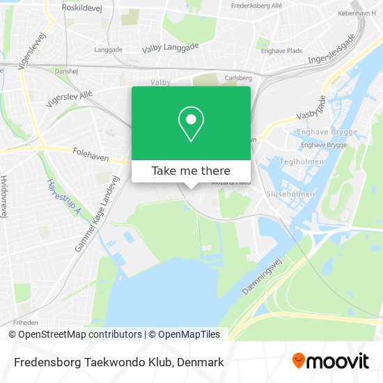 Fredensborg Taekwondo Klub map