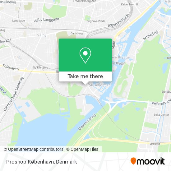 Proshop København map
