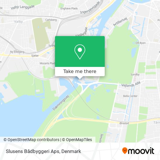 Slusens Bådbyggeri Aps map