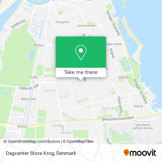 Dagcenter Store Krog map