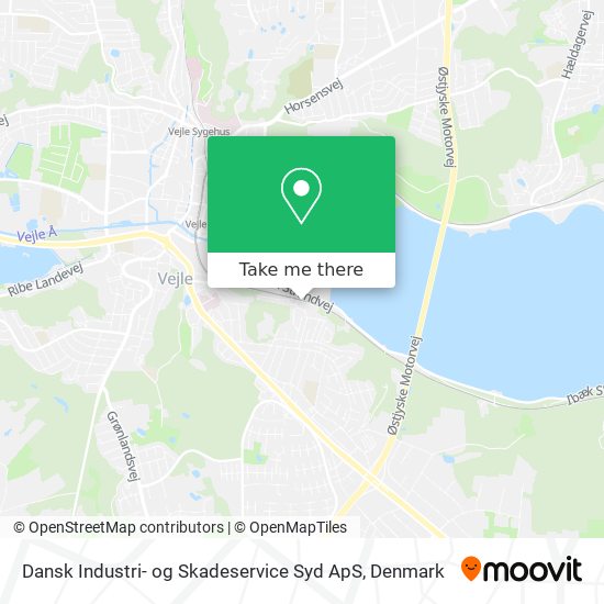 Dansk Industri- og Skadeservice Syd ApS map