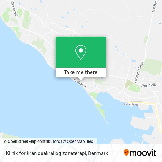 Klinik for kraniosakral og zoneterapi map