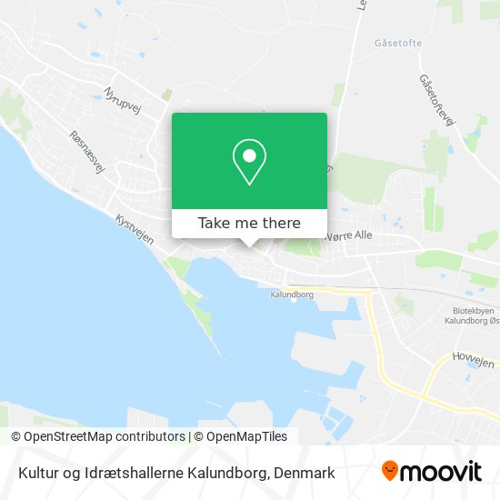 Kultur og Idrætshallerne Kalundborg map