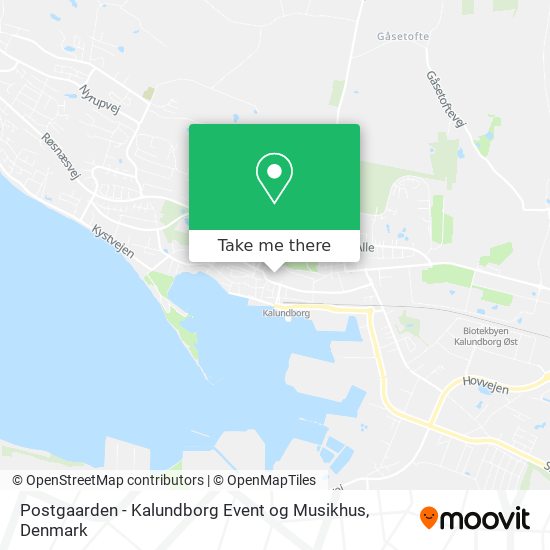 Postgaarden - Kalundborg Event og Musikhus map