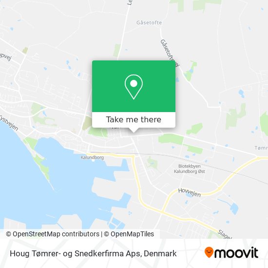 Houg Tømrer- og Snedkerfirma Aps map