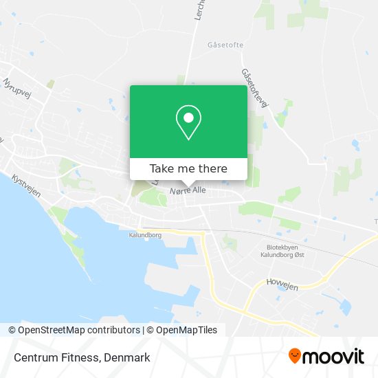 Centrum Fitness map