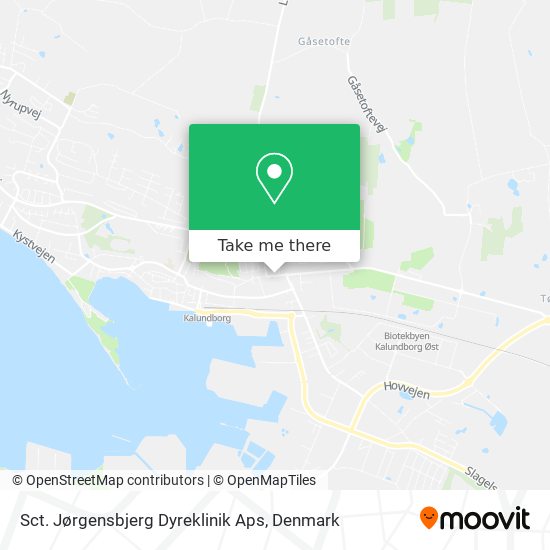 Sct. Jørgensbjerg Dyreklinik Aps map