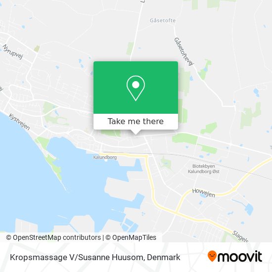 Kropsmassage V/Susanne Huusom map