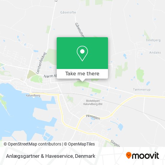 Anlægsgartner & Haveservice map