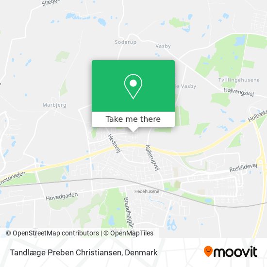 Tandlæge Preben Christiansen map