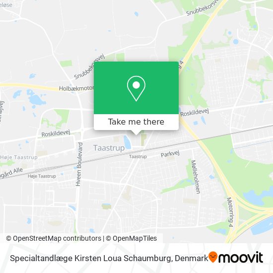 Specialtandlæge Kirsten Loua Schaumburg map