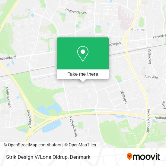 Strik Design V/Lone Oldrup map