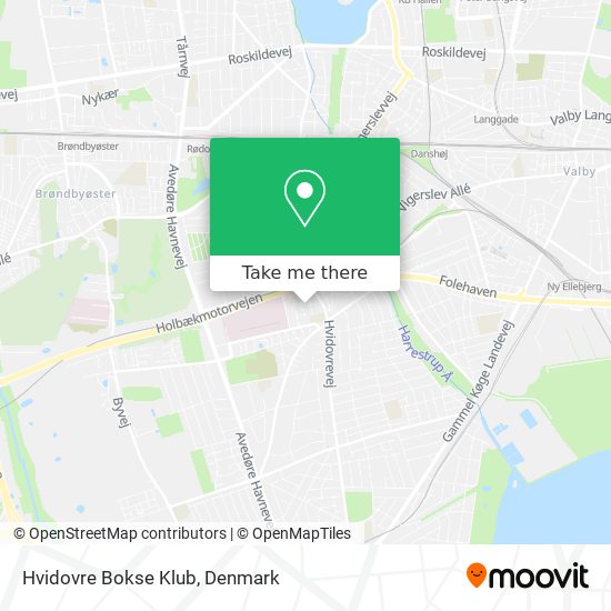 Hvidovre Bokse Klub map