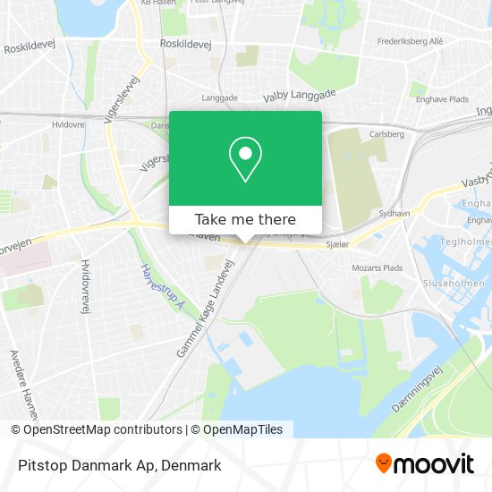 Pitstop Danmark Ap map