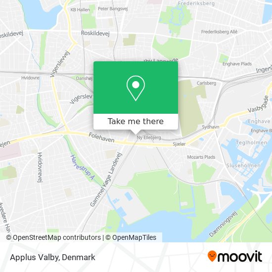 Applus Valby map