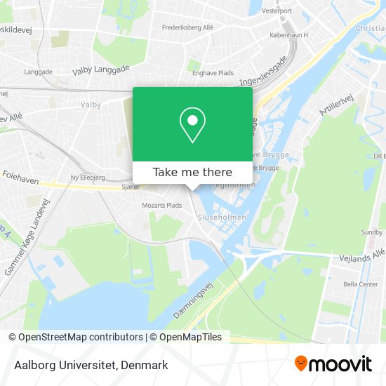 Aalborg Universitet map
