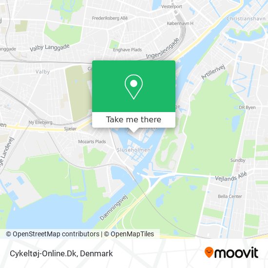 Cykeltøj-Online.Dk map