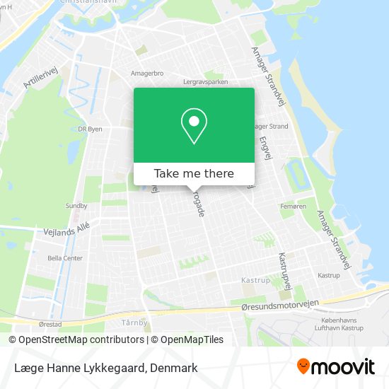 Læge Hanne Lykkegaard map