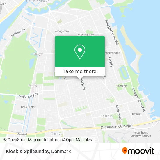 Kiosk & Spil Sundby map