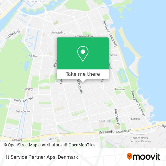 It Service Partner Aps map